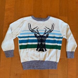 Cat & Jack sweater with buck head design